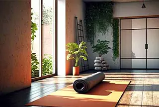 Yoga Meditation Area